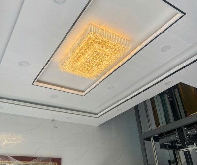 ĐÈN MÂM ỐP TRẦN PHA LÊ CAO CẤP TÂN CỔ ĐIỂN - MODEL OTPL