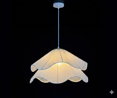 ĐÈN THẢ TRẦN VẢI NGHỆ THUẬT PHONG CÁCH WABI-SABI - MODEL LILY