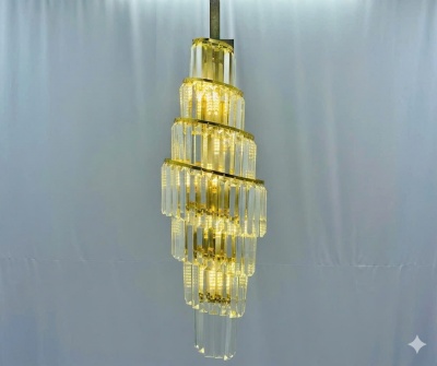 Đèn Tường Pha Lê Cao Cấp VPL31 (Kiểu Dáng Xoắn Ốc Sang Trọng 75cm)