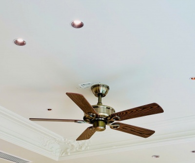 Quạt Trần Cao Cấp QT34B – Động Cơ DC 35W Siêu Tiết Kiệm Điện, Cánh Gỗ Tự Nhiên