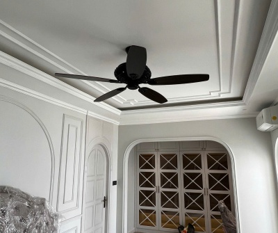 Quạt Trần Cao Cấp QT34D – Động Cơ DC 35W Siêu Tiết Kiệm Điện, 5 Cánh Gỗ Tự Nhiên Tinh Tế