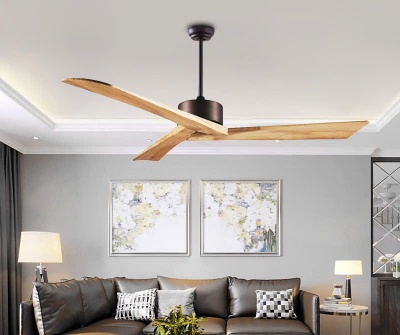 Quạt Trần Cánh Gỗ QT52141 – Động Cơ DC 35W, 3 Cánh Gỗ Nguyên Khối Độc Đáo