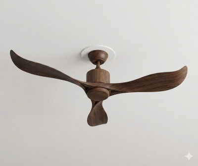 Quạt Trần Cánh Nhựa ABS Cao Cấp QT36 – Động Cơ DC 55W Siêu Êm, Thiết Kế 3 Cánh Nghệ Thuật Hiện Đại Sải 1320mm