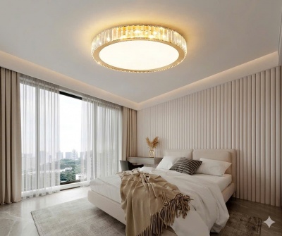 Đèn LED Ốp Trần Pha Lê Hiện Đại OT16TRON (Ø500)