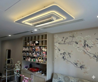Đèn Quạt Điều Hòa Ốp Trần Thông Minh OTA43CN
