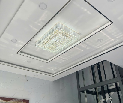 ĐÈN MÂM ỐP TRẦN PHA LÊ CAO CẤP TÂN CỔ ĐIỂN - MODEL OTPL