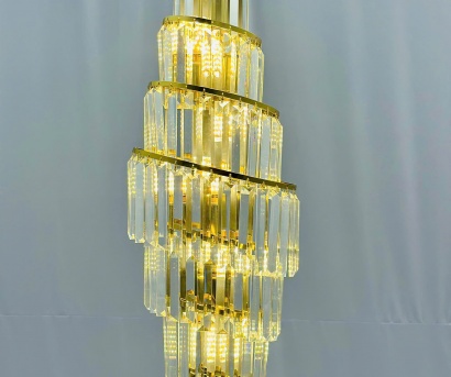 Đèn Tường Pha Lê Cao Cấp VPL31 (Kiểu Dáng Xoắn Ốc Sang Trọng 75cm)