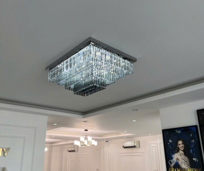 Đèn Pha Lê Ốp Trần Hình Chữ Nhật OTPL3508CN