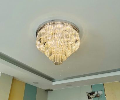 Đèn Pha Lê Ốp Trần Cao Cấp OTPL3509T600 (Ø600)