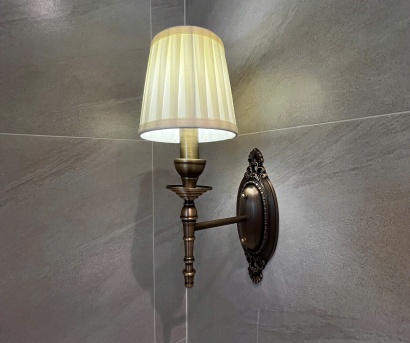 Đèn Vách Tường Trang Trí Cao Cấp VDC05T1 - Thân Đồng Nguyên Chất Tân Cổ Điển