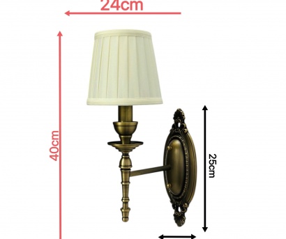 Đèn Vách Tường Trang Trí Cao Cấp VDC05T1 - Thân Đồng Nguyên Chất Tân Cổ Điển